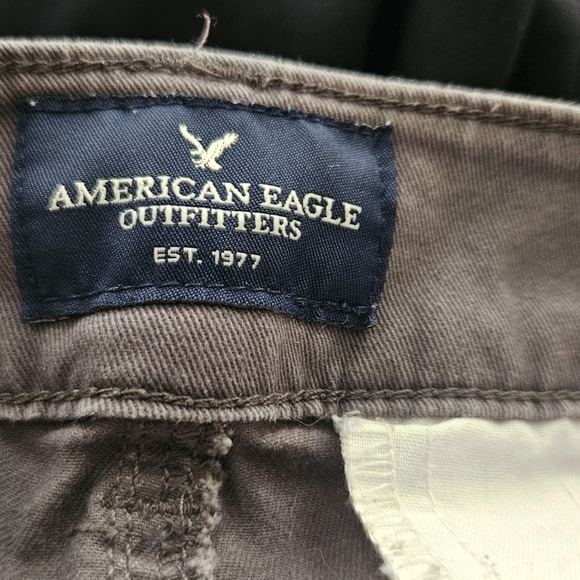 American Eagle Sz0 Kick Boot Grey pants - Picture 8 of 9